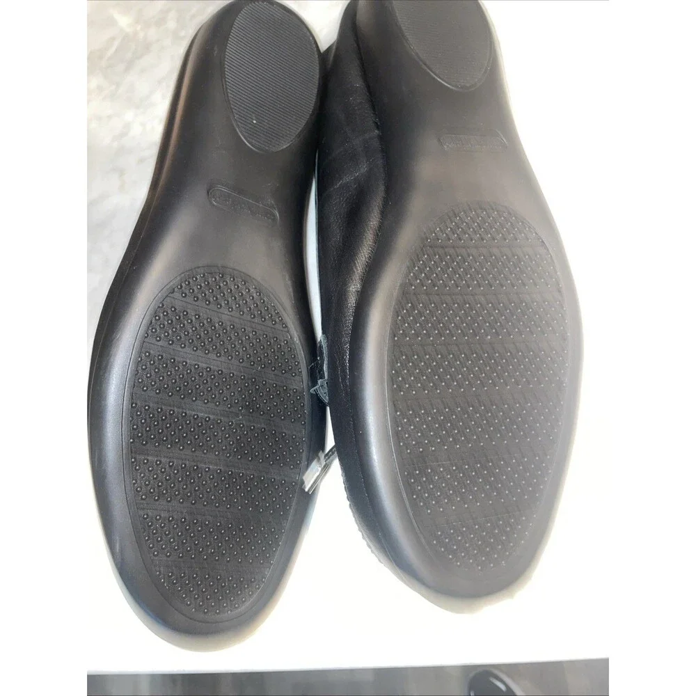 Comfort View Leather Size 12 Wide Royce Flats With Now Tie